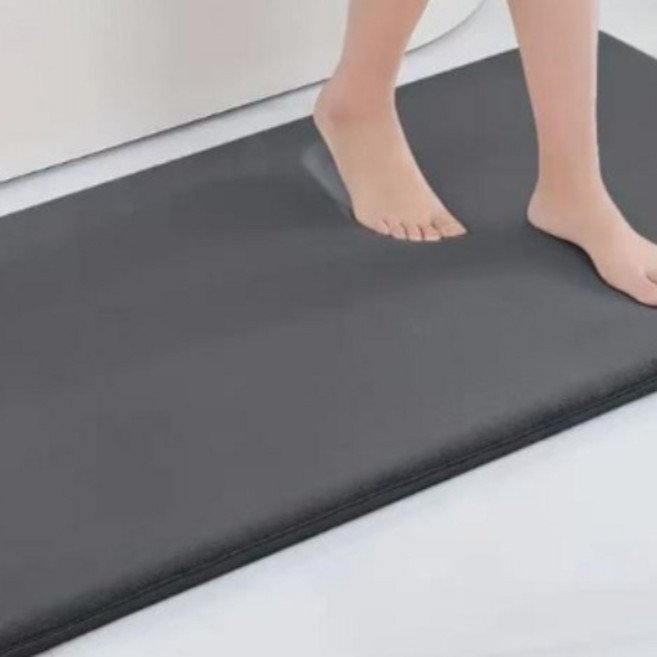 바이샌드 강력한흡수 두툼한 욕실 발매트, 2개, 다크그레이40*60쿠폰할인