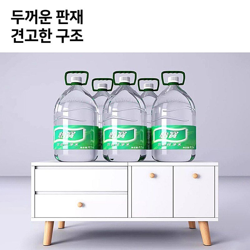 PercyLy 좌식 수납 서랍형 다용도 수납 화장대 미니 화장대 흰색, 오크화이트할인 상세 이미지 1