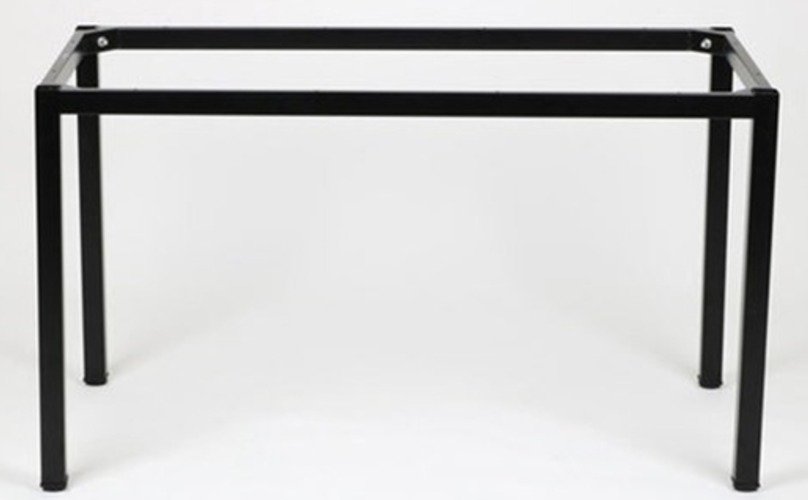 도리퍼니처 40각 철제 프레임 120 x 60 x 68 cm, 블랙 상세 이미지 2
