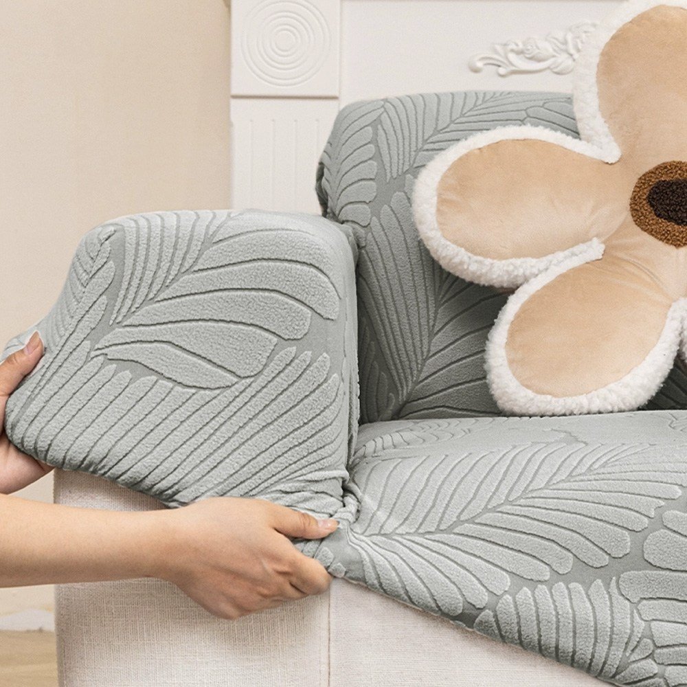 하루꿈 소파덮개 커버 사계절용 소파커버 3인 4인 5인용, 1개, 라이트그레이할인 상세 이미지 1