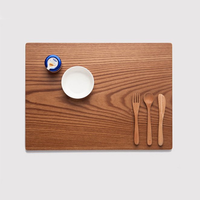아카시아 국산 애쉬테이블매트, 40 x 29.5 x 1cm, 1개 상세 이미지 1