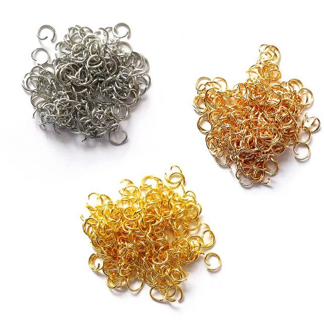 비즈재료 O링 6mm /두께 0.7mm / 3Color / 3g 악세사리부자재 연결 오링, [STETC-017] 0.7×6mm KC골드, 1개