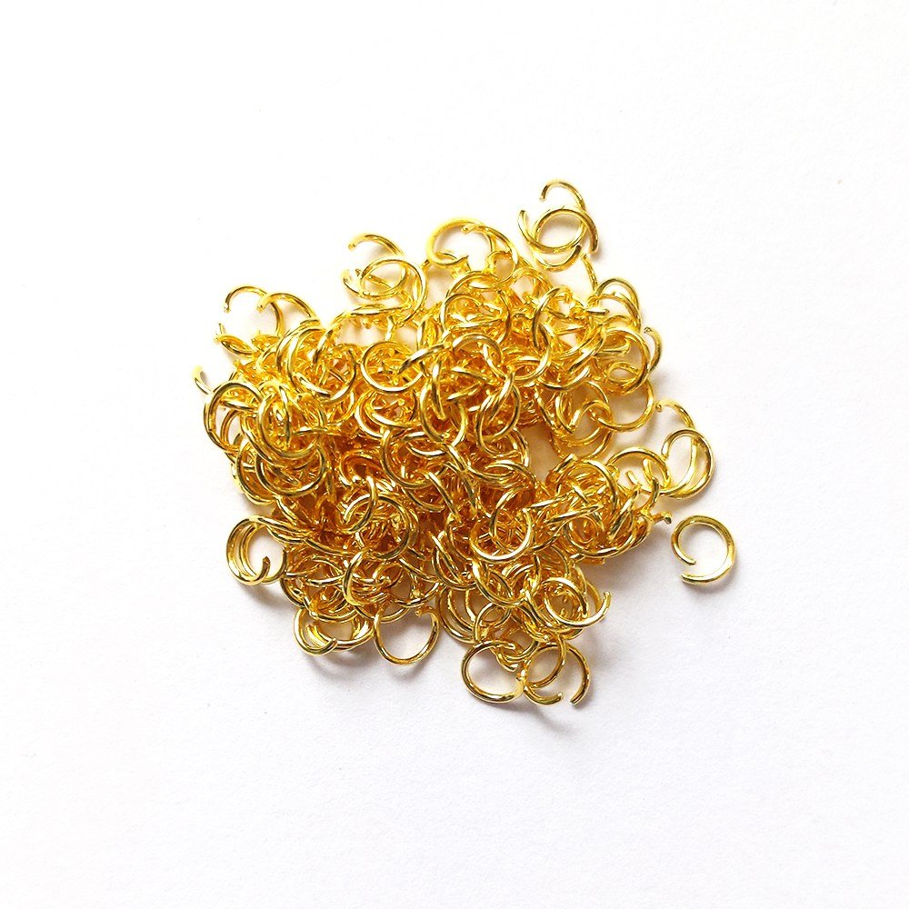 비즈재료 O링 6mm /두께 0.7mm / 3Color / 3g 악세사리부자재 연결 오링, [STETC-017] 0.7×6mm KC골드, 1개 상세 이미지 2