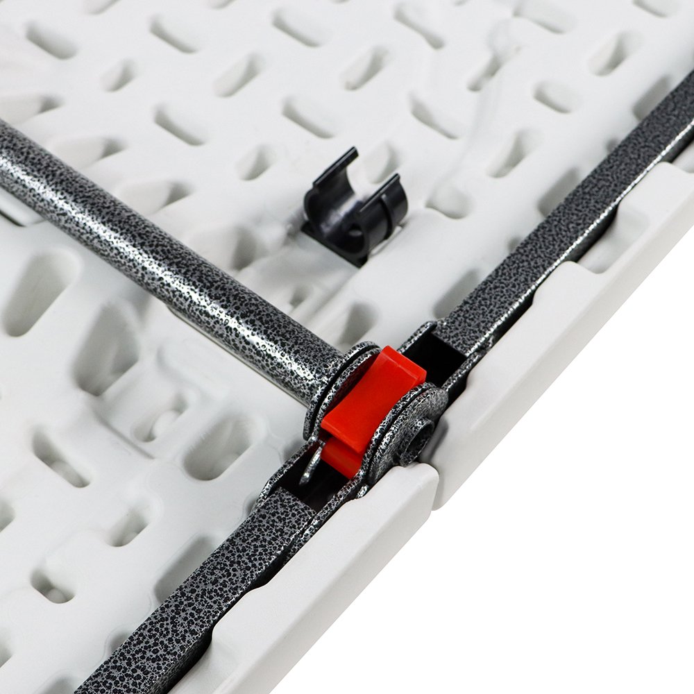 코멧 아웃도어 브로몰딩 접이식 테이블 1800, 화이트 상세 이미지 2