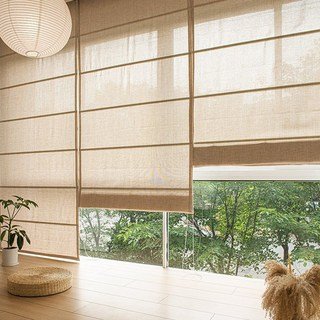 창앤핏 로만쉐이드 거즈 린넨 거실 로마커튼 일본식 로만셰이드
