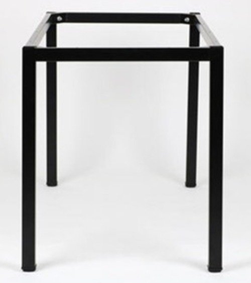 도리퍼니처 40각 철제 프레임 120 x 60 x 68 cm, 블랙 상세 이미지 1