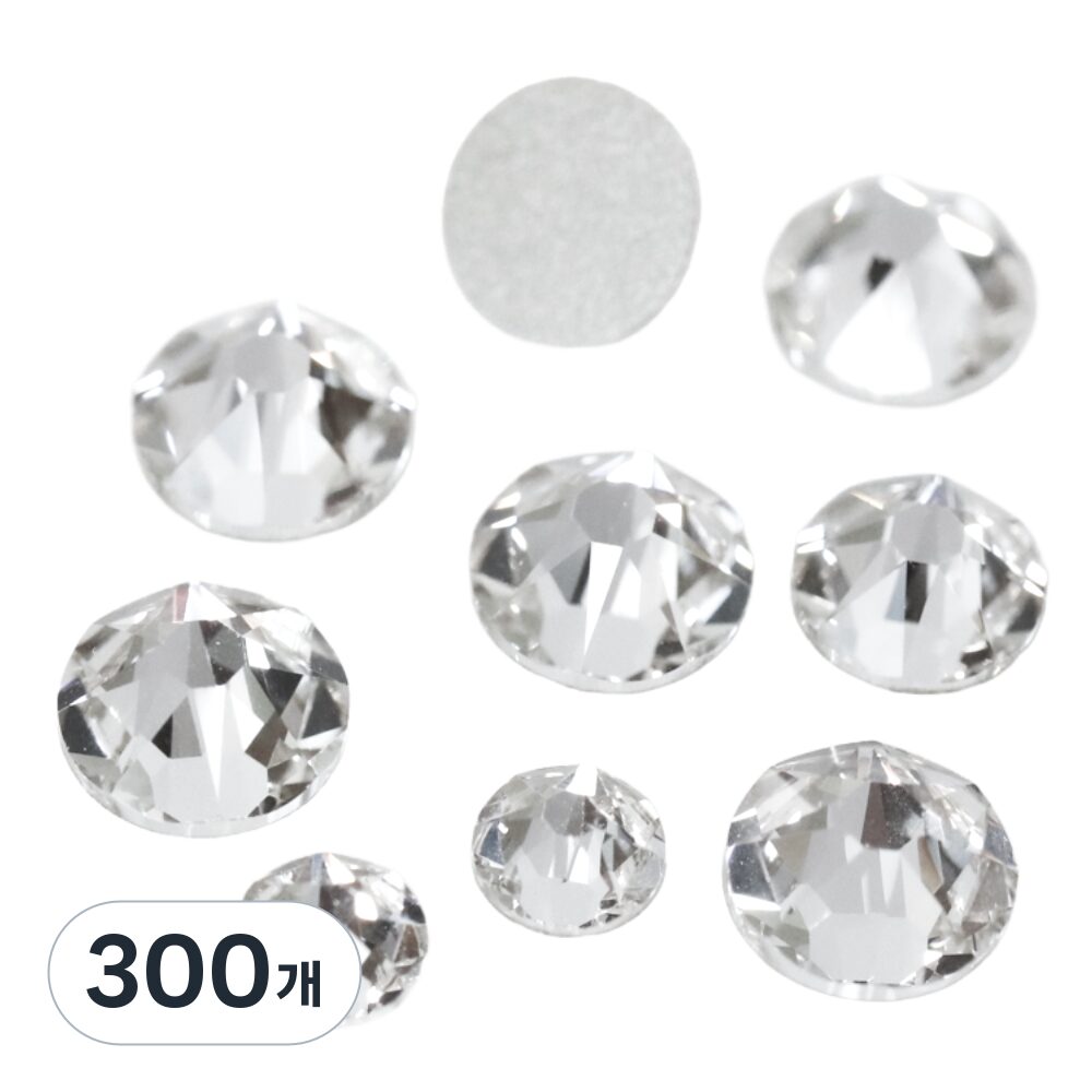 스와로브스키 2088 크리스탈, SS5(약1.75mm), 300개, 투명 상세 이미지 1