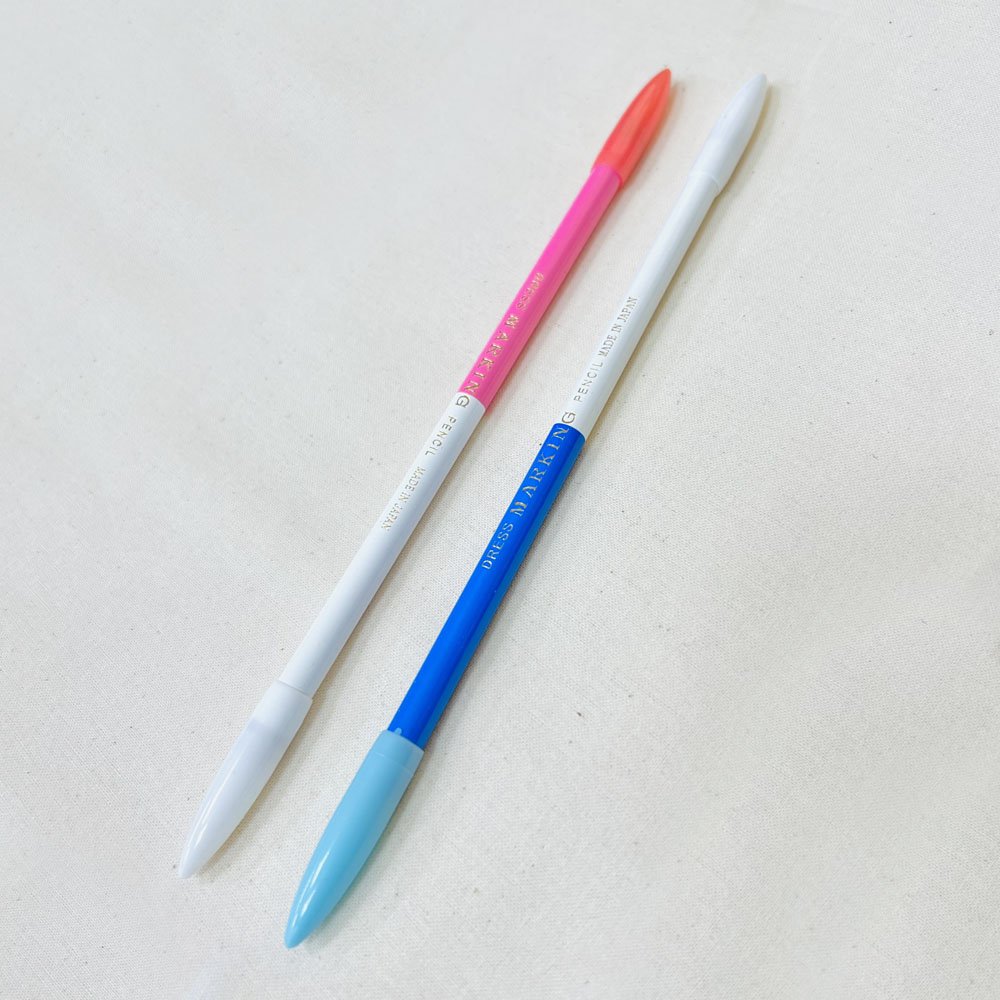 양면 연필초크 2색 세트 (블루/화이트 핑크/화이트), 1개 상세 이미지 2