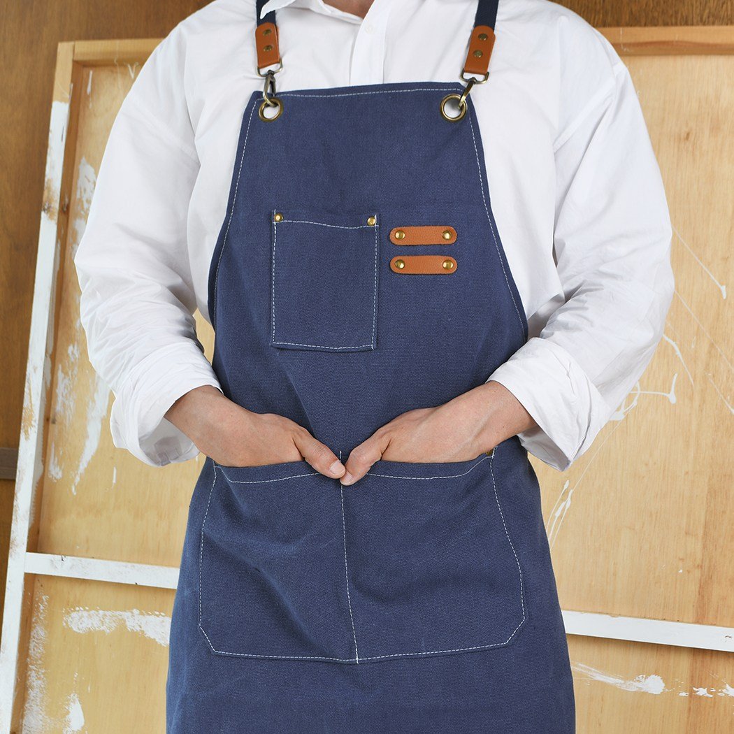 아워리빙 캔버스재질 마스터 앞치마, 2_블랙 상세 이미지 1