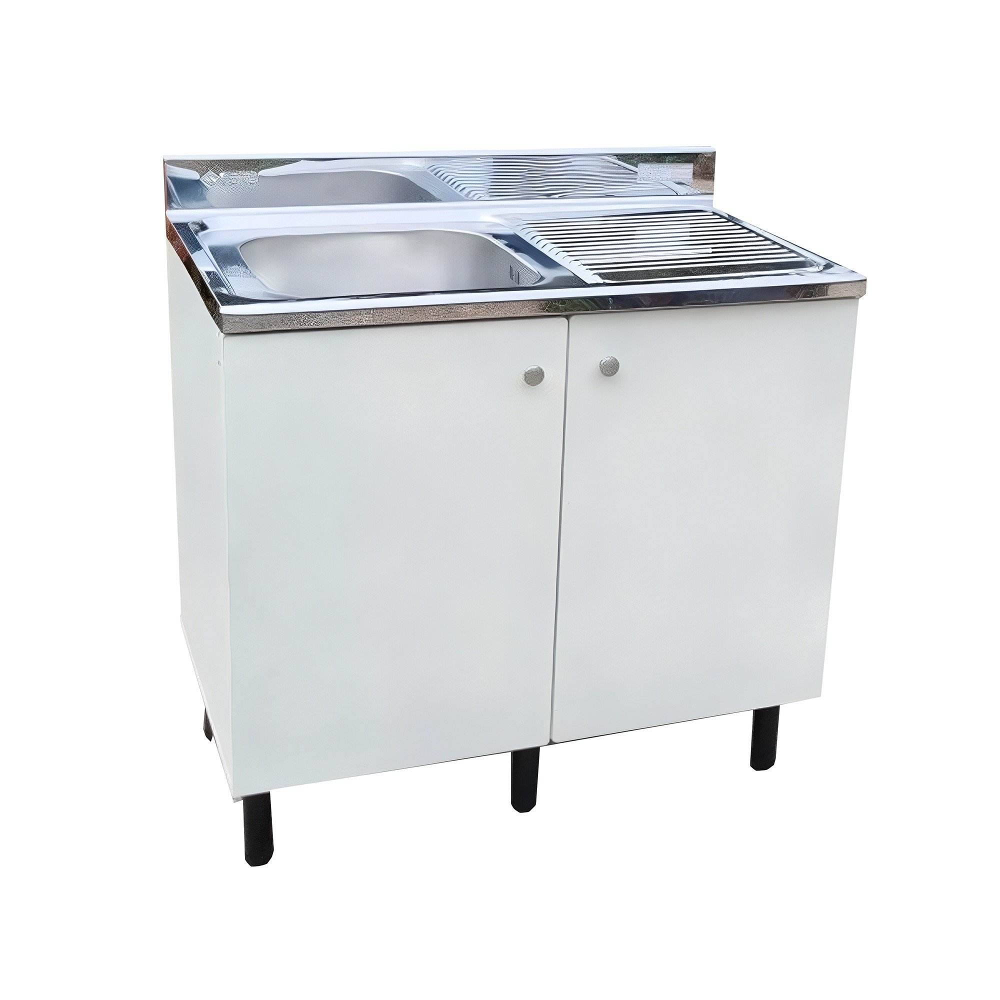 sy씽크대 개수대 폭90cm 사무실용 원룸등 다용도, 화이트 좌볼 상세 이미지 1