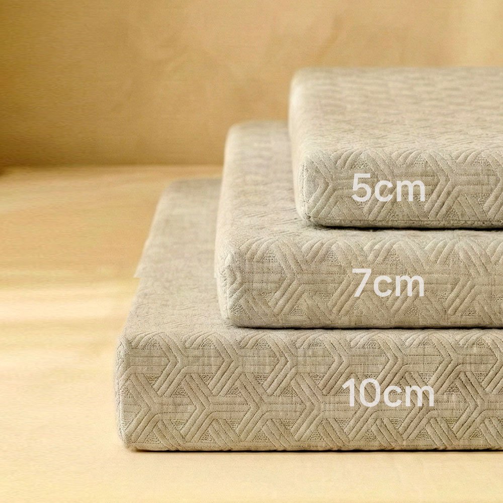 조은자리 라텍스 메모리폼 토퍼 매트리스 커버 요 매트 커버 지퍼형 5cm 7cm 10cm SS Q, 그레이할인 상세 이미지 1